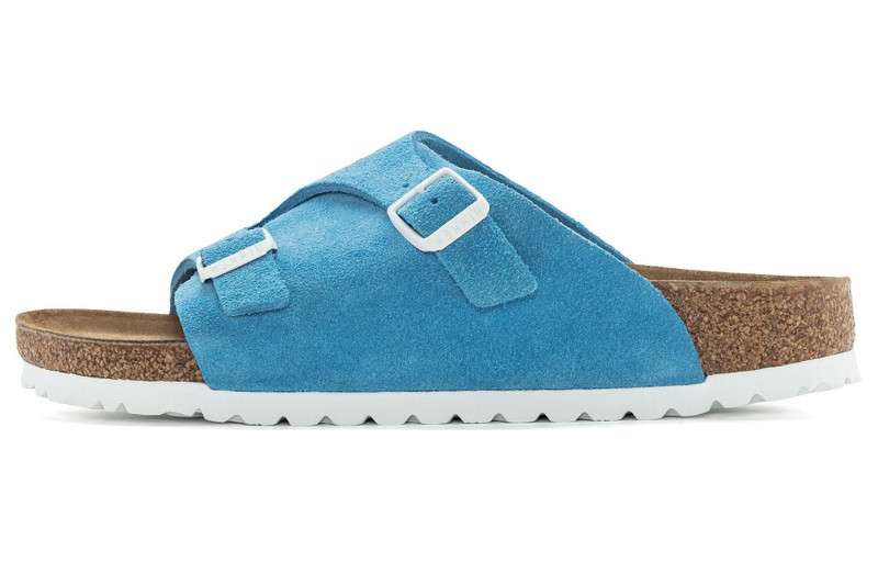 Birkenstock Zrich 스웨드 가죽 '스카이 블루' 1024994 2