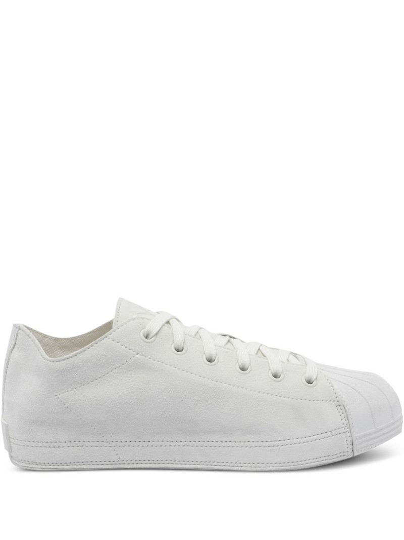 suede leather lace-up sneakers 1