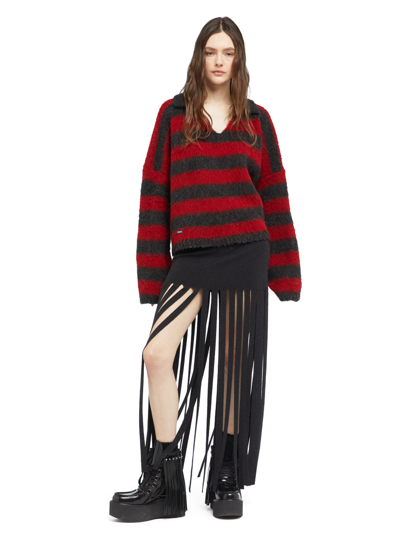 Alanui Grunge Stripes Polo outlook