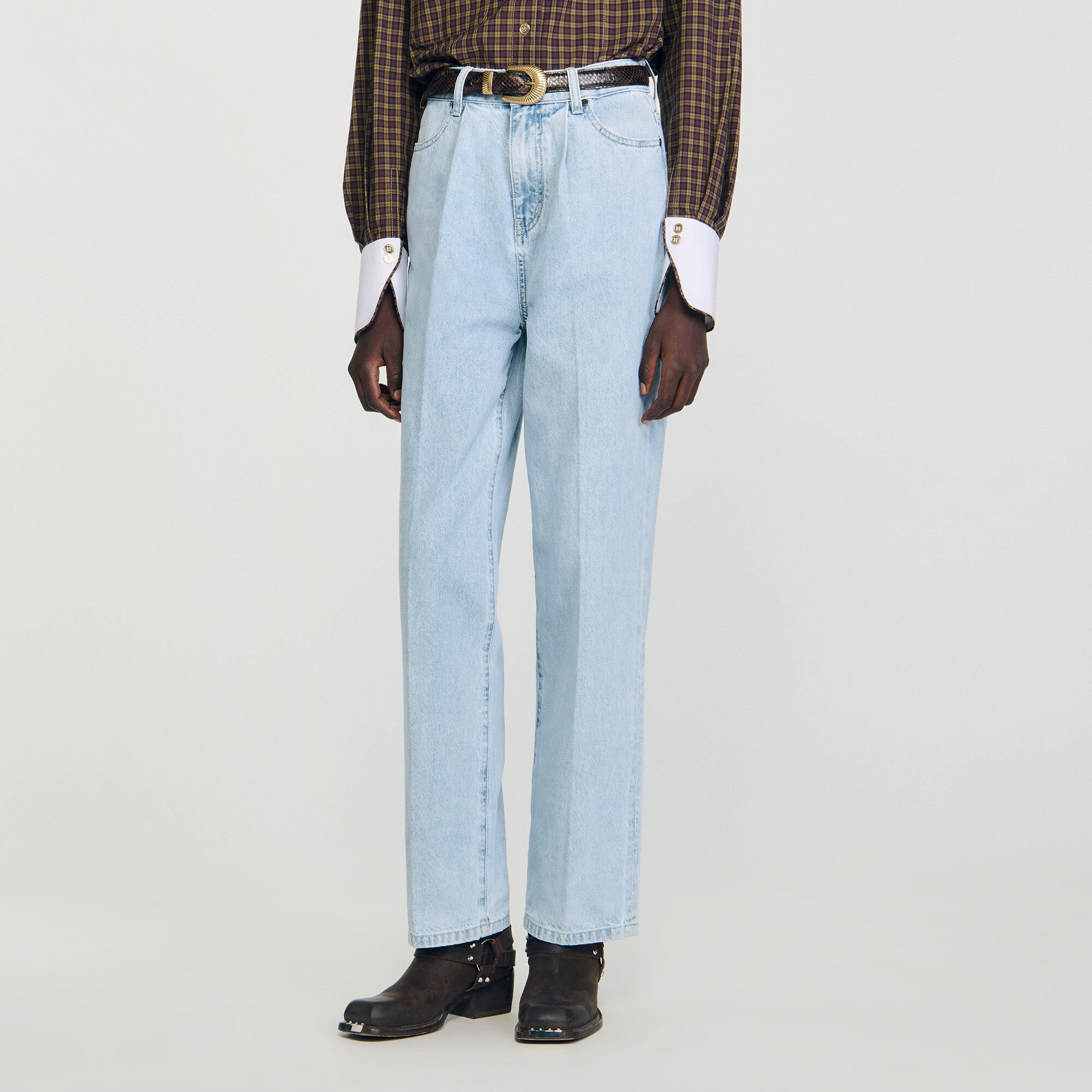 STRAIGHT-LEG JEANS - 4