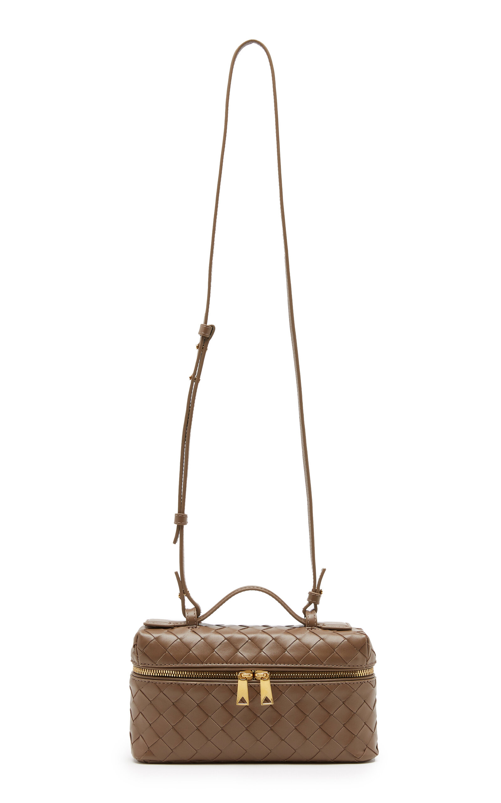 Bang Bang Intrecciato Leather Vanity Case brown - 3