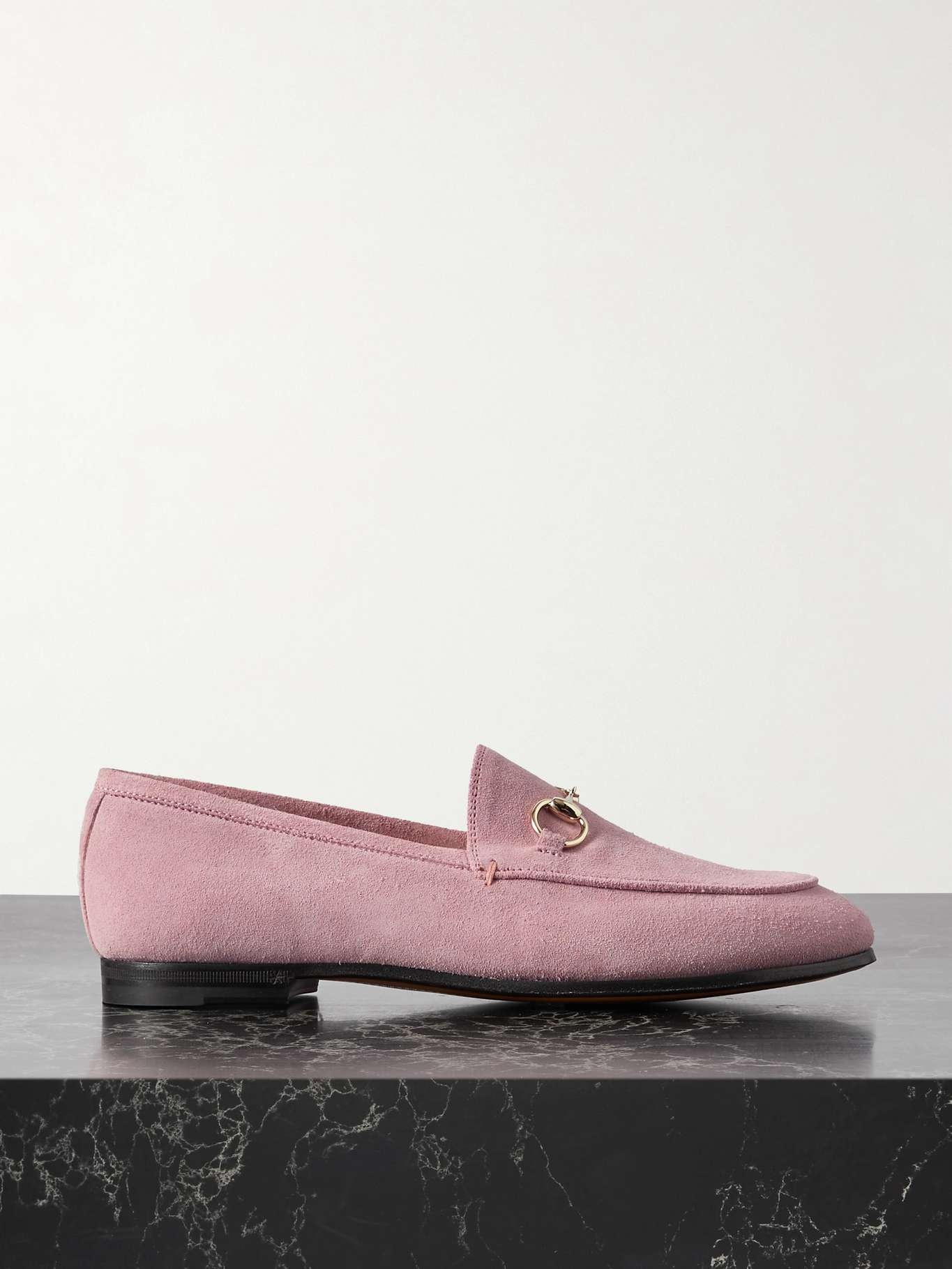 Jordaan horsebit-detailed suede loafers - 1