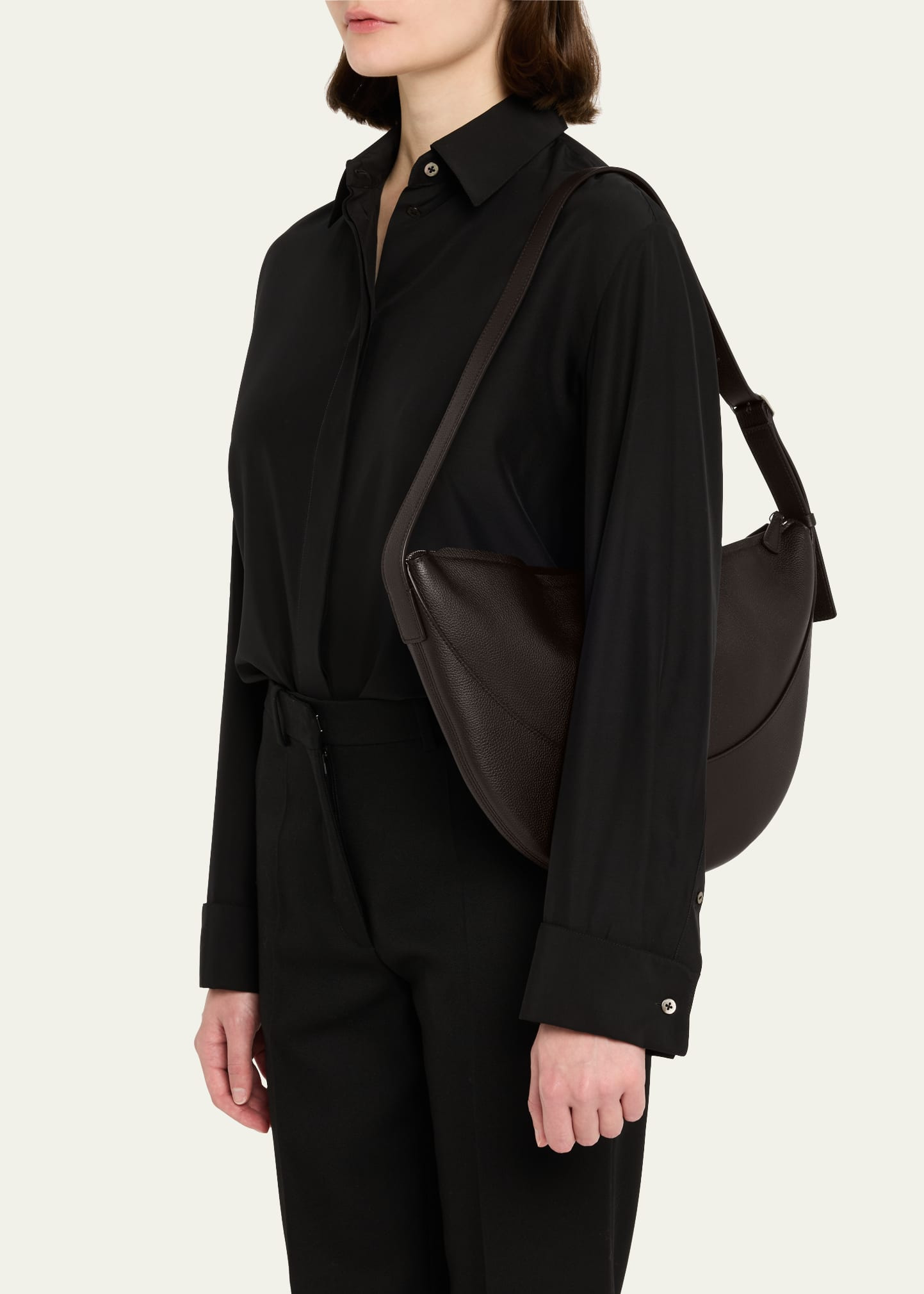 Jouve Shoulder Bag in Grain Leather - 2