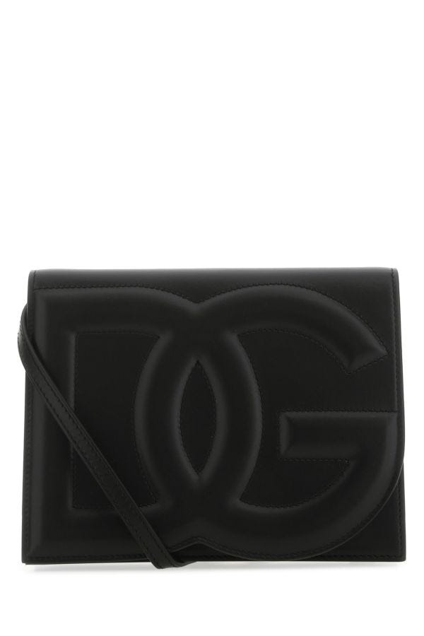 Dolce & Gabbana Woman Black Leather Crossbody Bag - 1