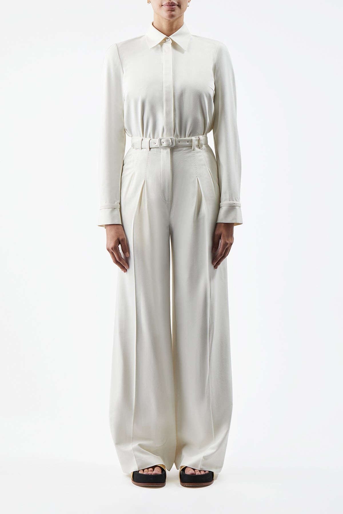 Cruz Shirt in Washed Silk - 2