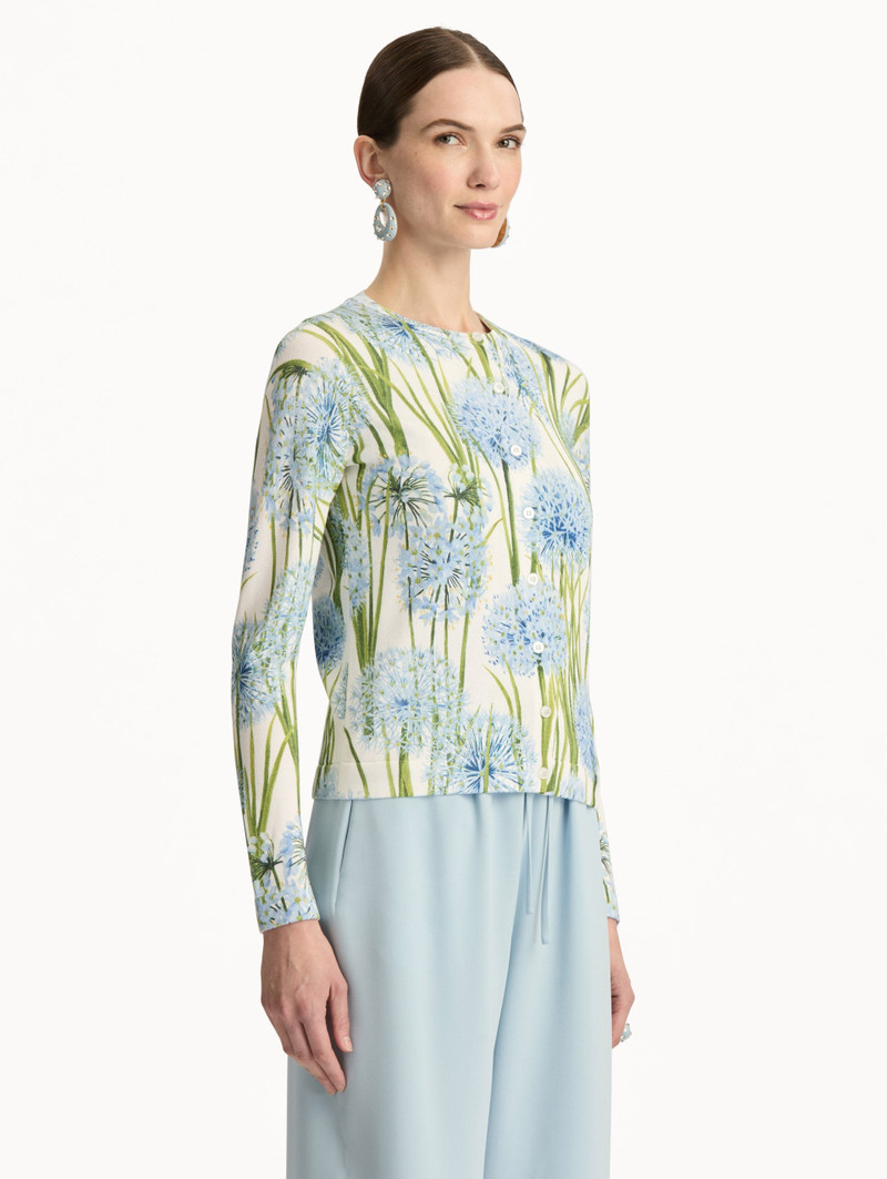 ALLIUM PRINTED CARDIGAN 4
