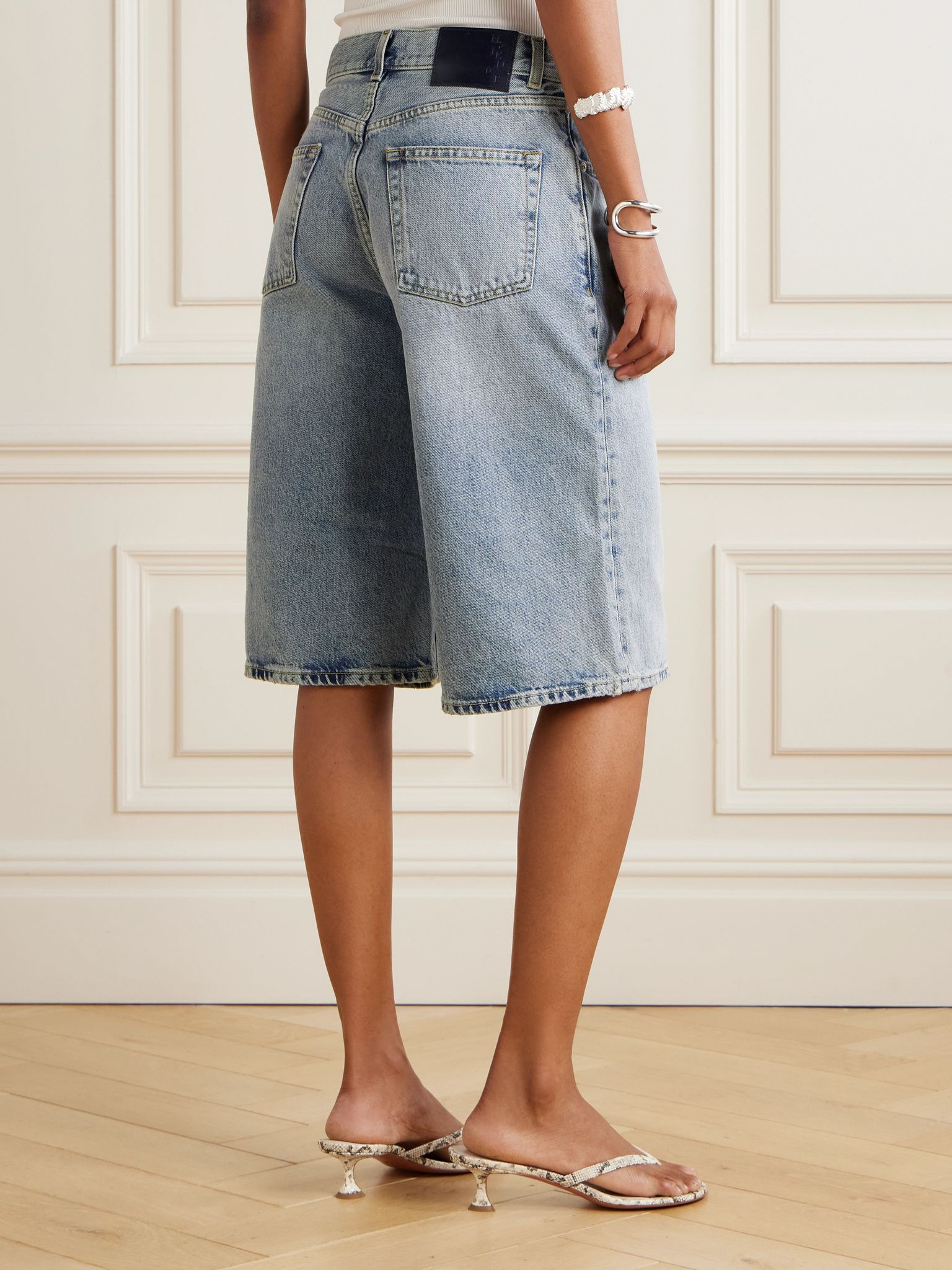 Becky denim shorts Light denim - 4