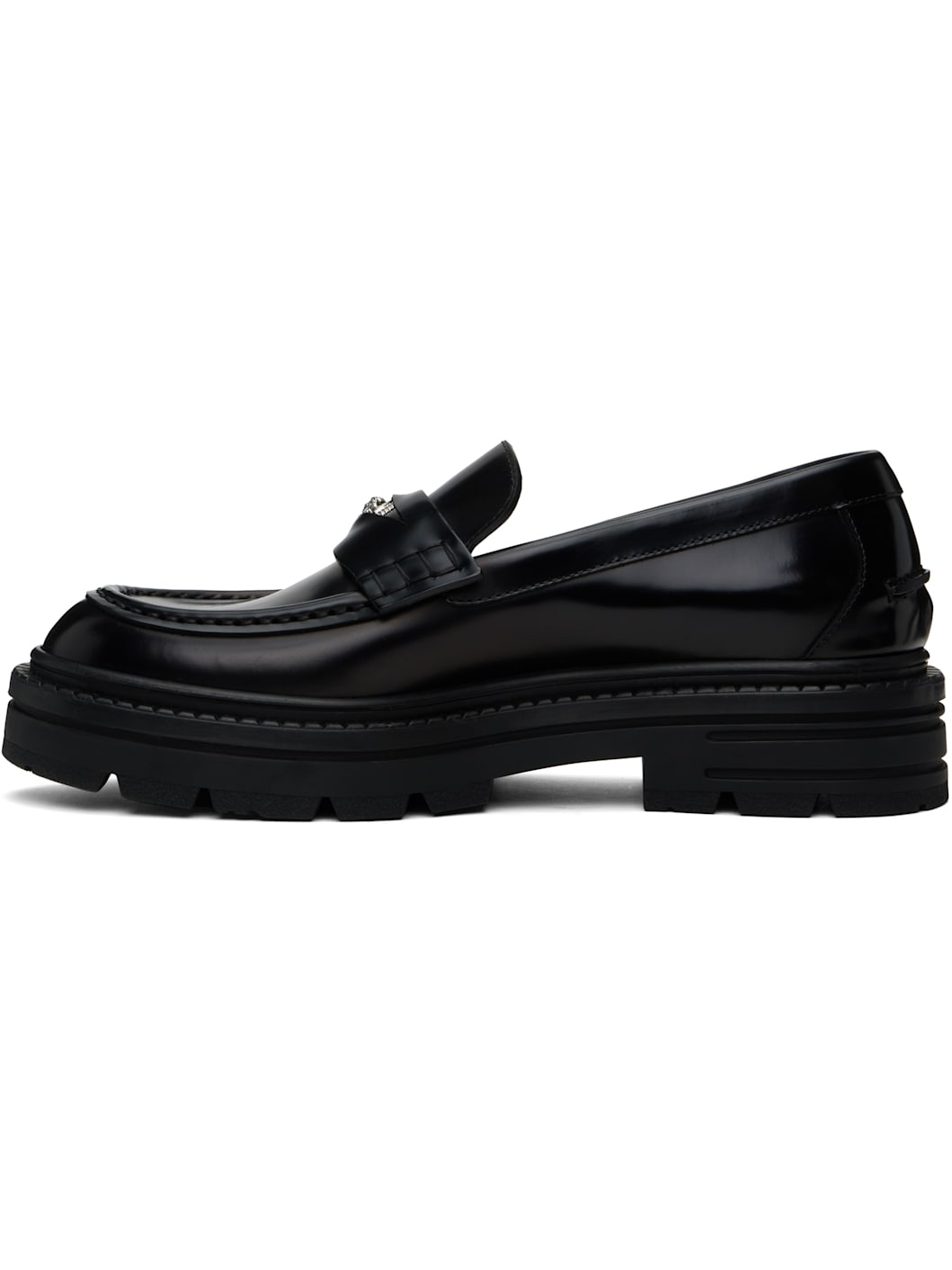 Black Adriano Loafers - 3