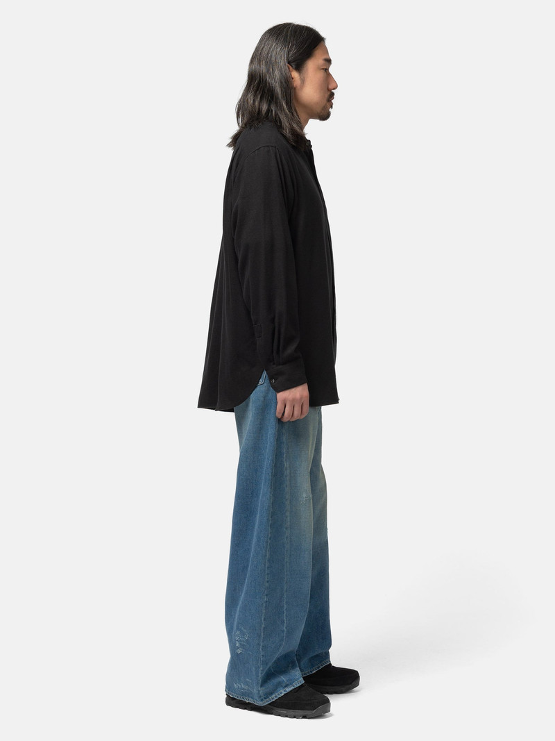 Deformation Wide Denim Jeans Indigo 3