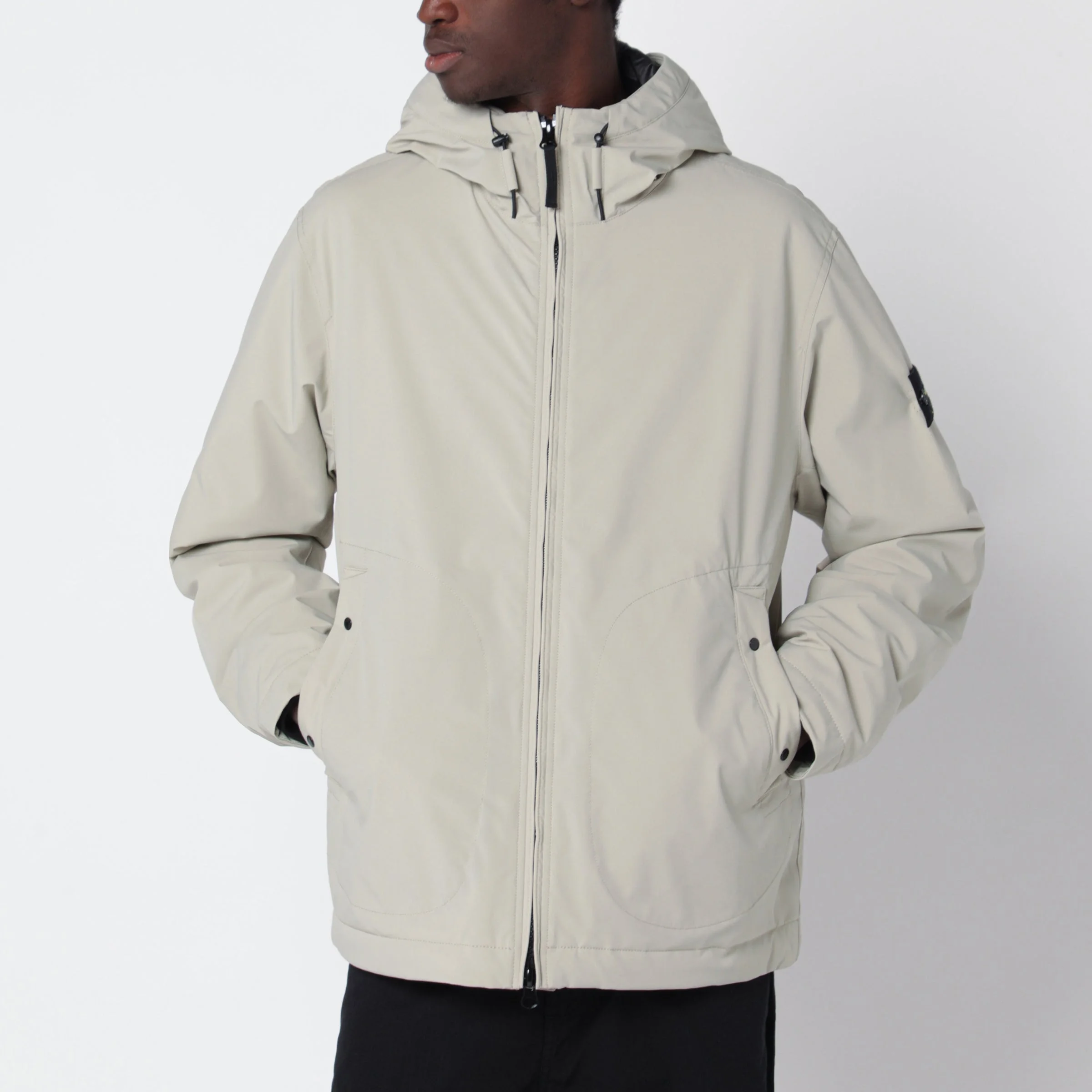 Sand hooded jacket - 1