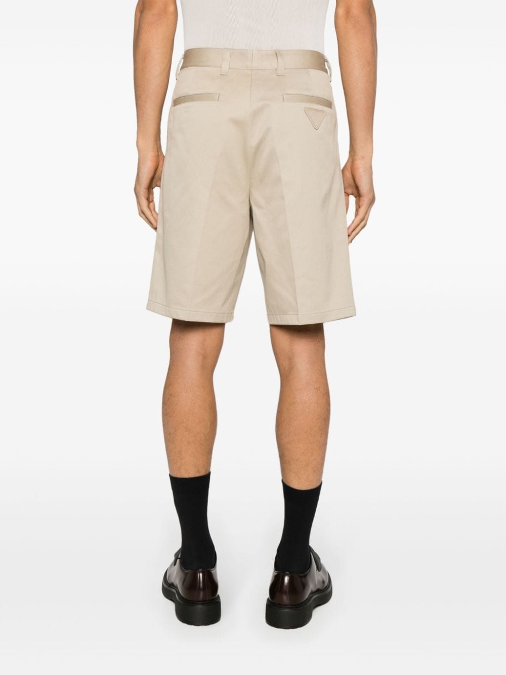 pleated wide-leg shorts - 4