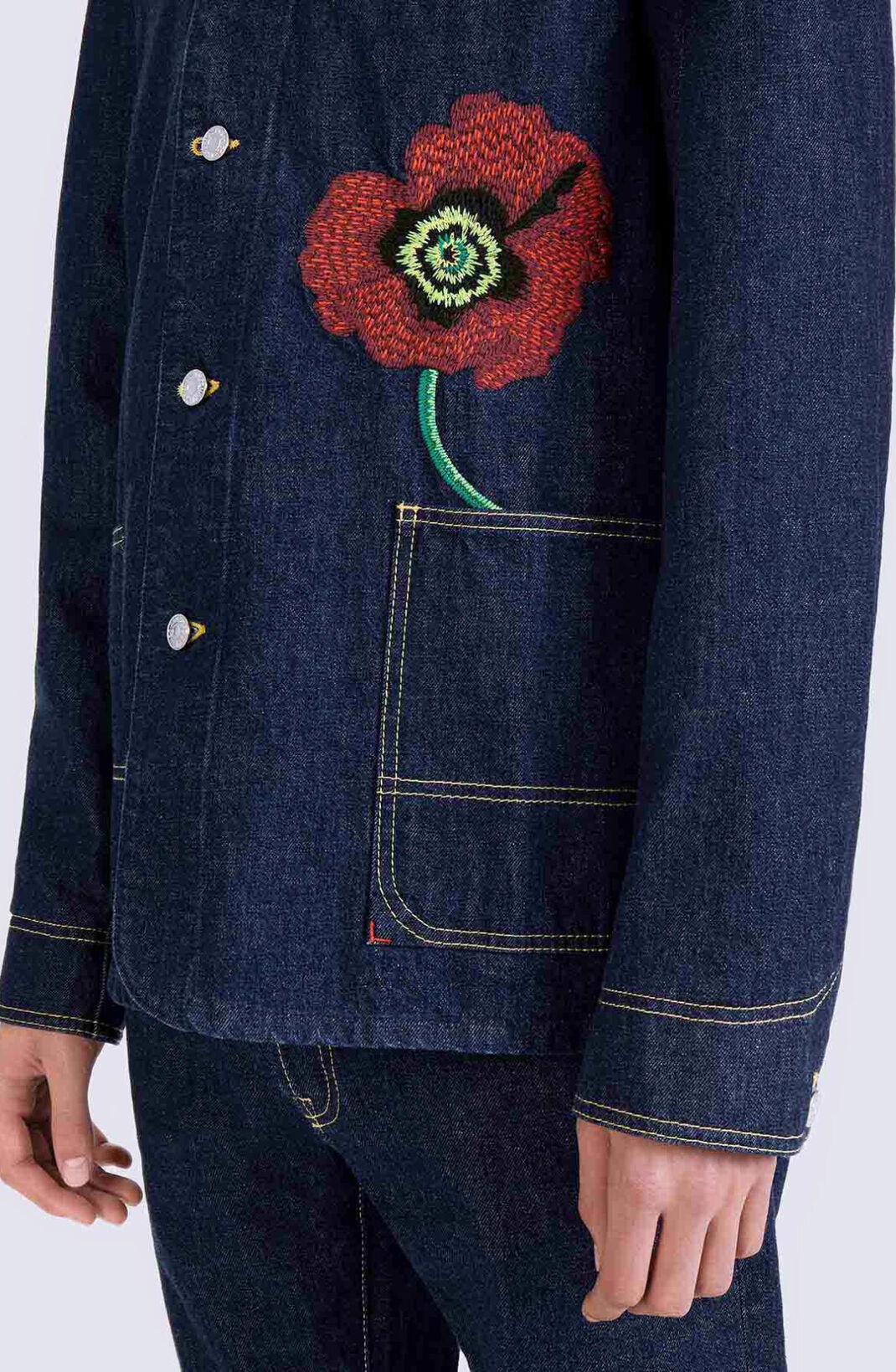 'KENZO Poppy' workwear denim jacket - 6