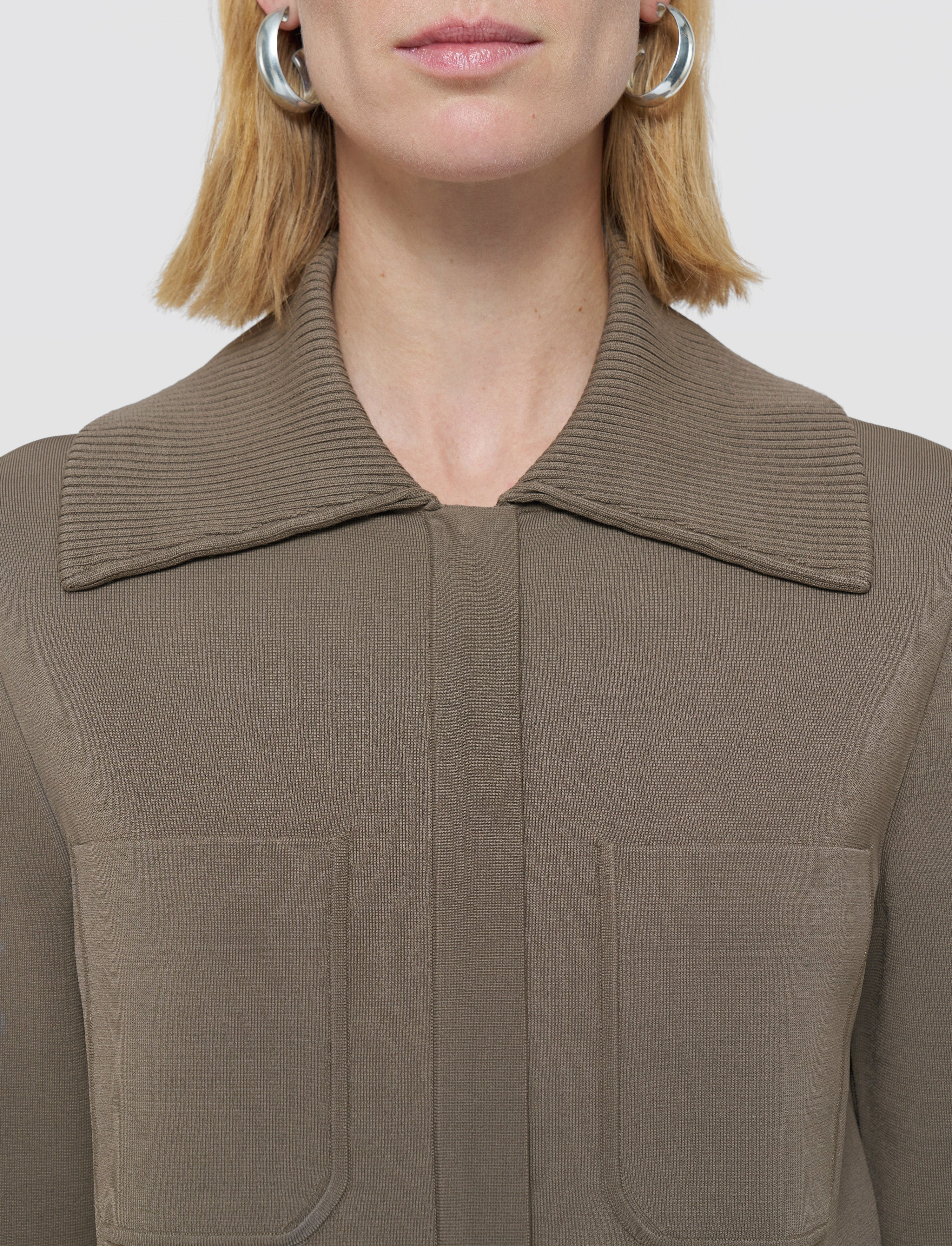 Milano Knit Stretch Short Jacket - 5