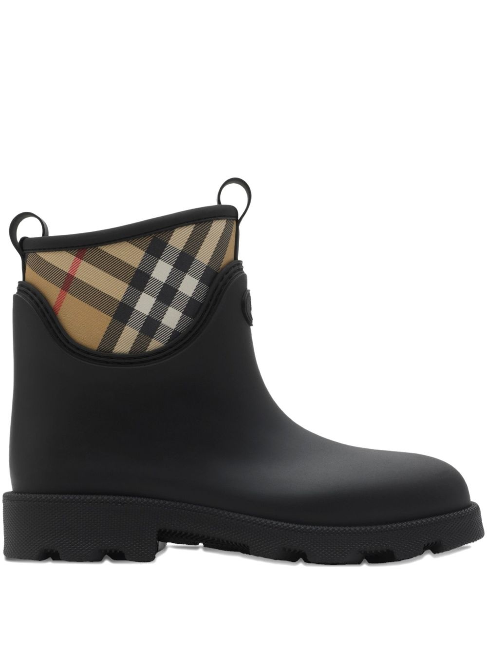 Vintage Check-detailed rain boots - 1