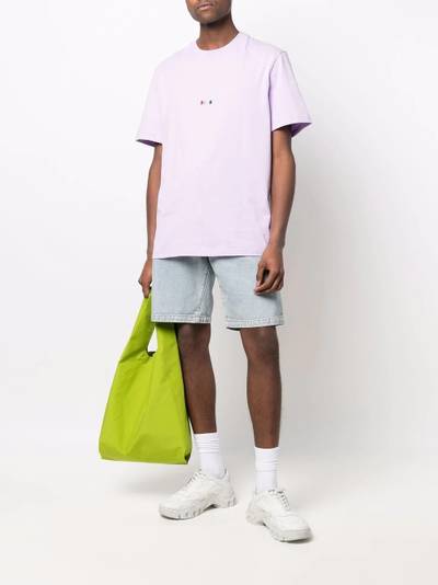 MSGM embroidered logo T-shirt outlook