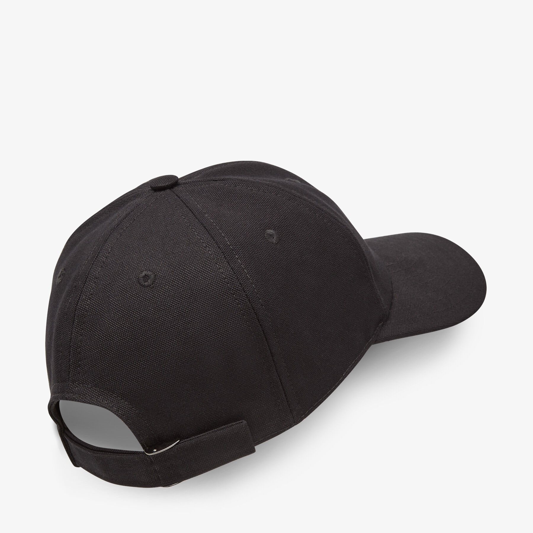 Paxy
Black Cotton Baseball Cap with Shiny JC Monogram - 3