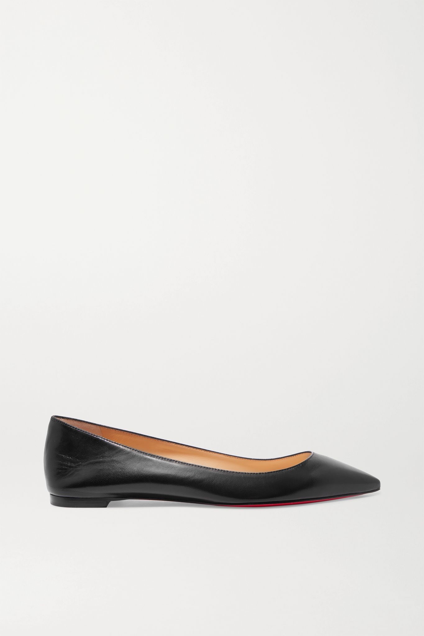 Ballalla leather point-toe flats - 1