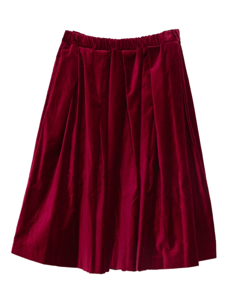 pleated midi skirt 1