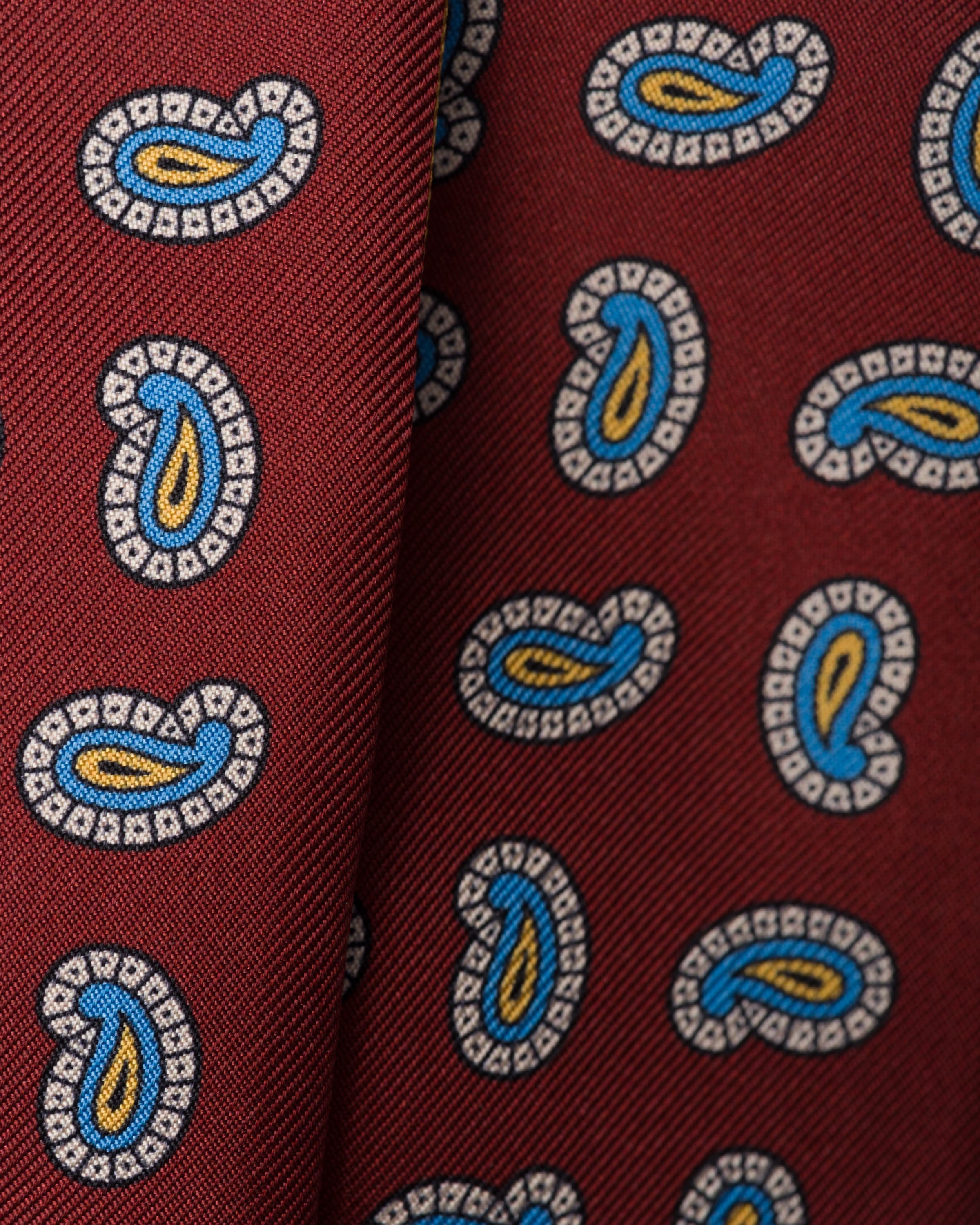 Printed silk twill skinny tie - 2