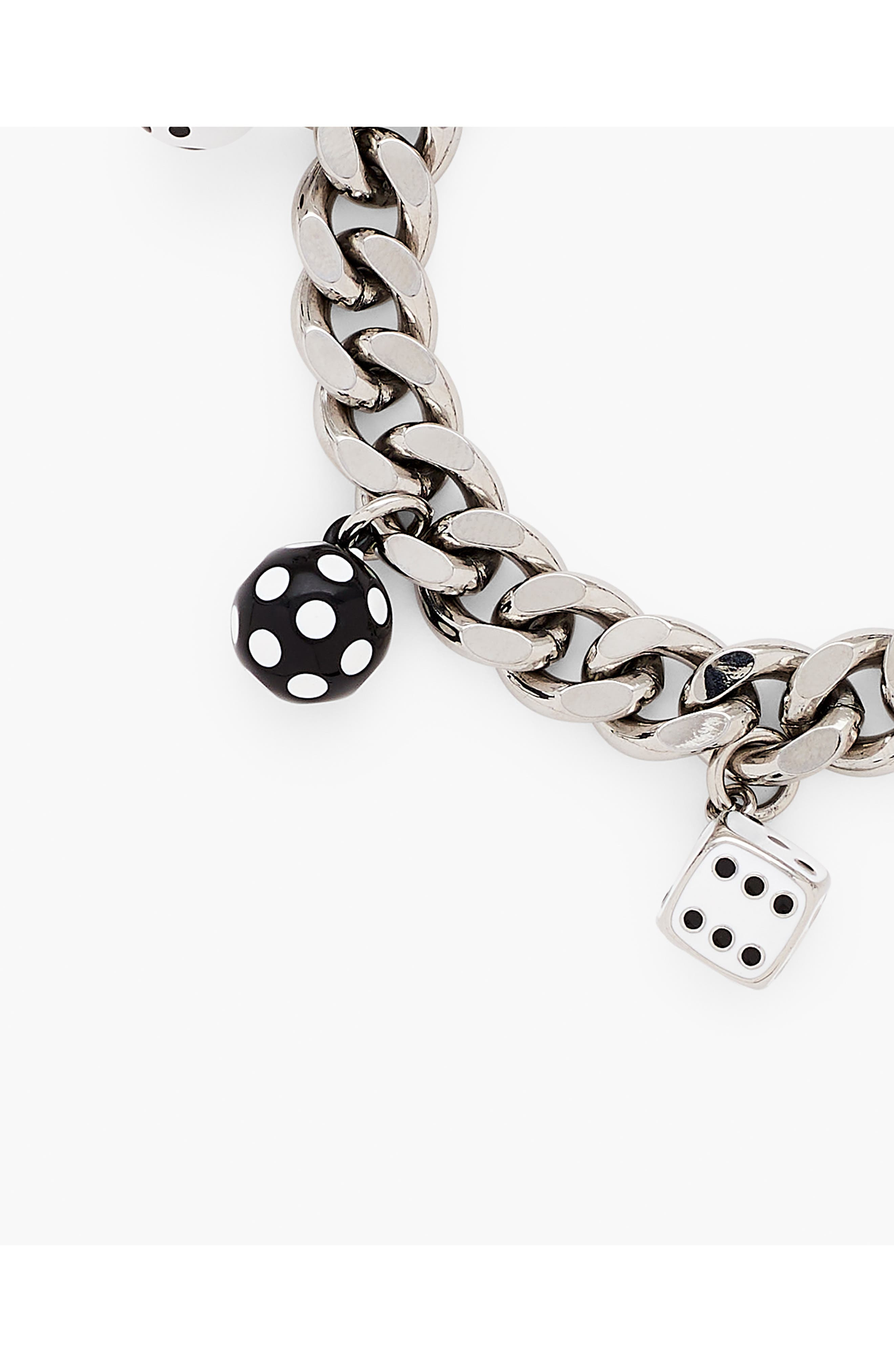 Marc Jacobs Dice Charm Bracelet in Silver/multi at Nordstrom - 3