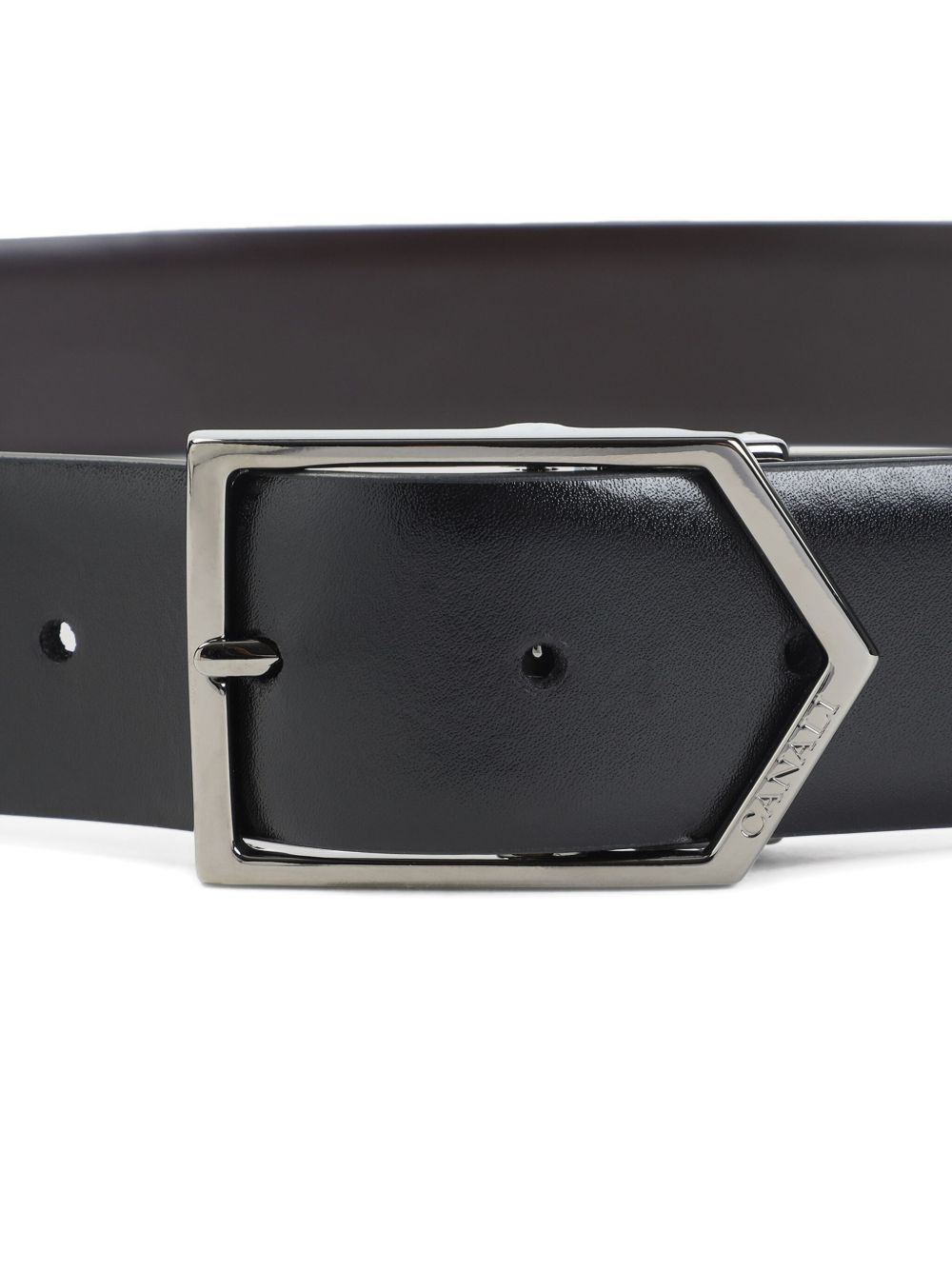 leather reversible belt - 3