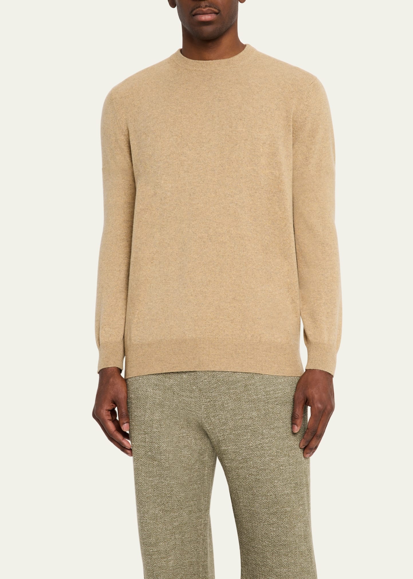 Men's Baby Cashmere Crewneck Sweater - 4