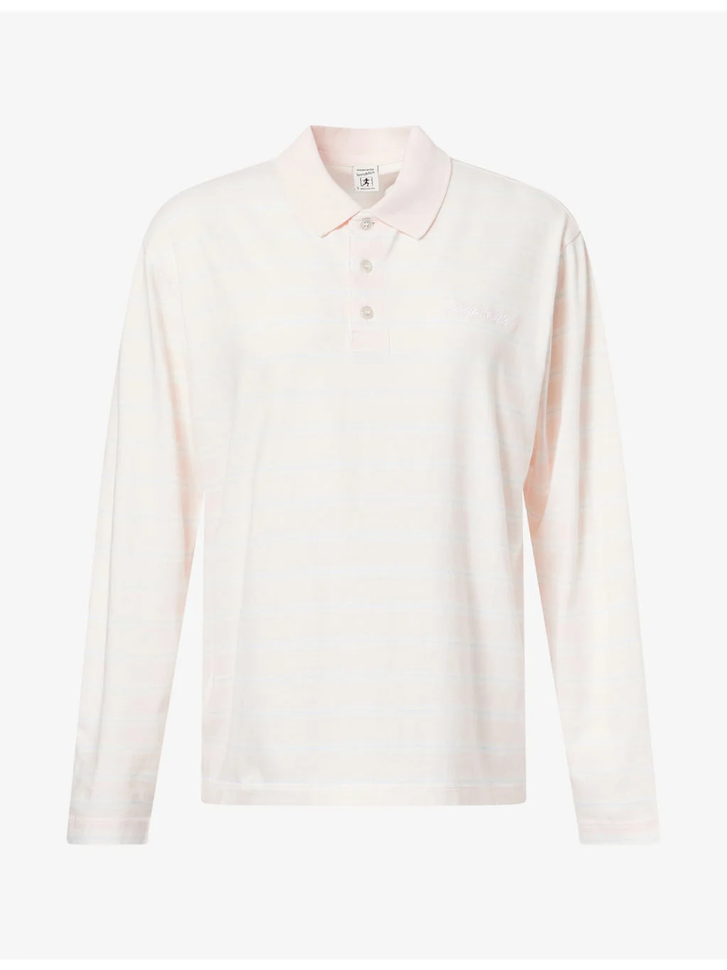 Brand-Embroidered Cotton Polo Shirt - 1