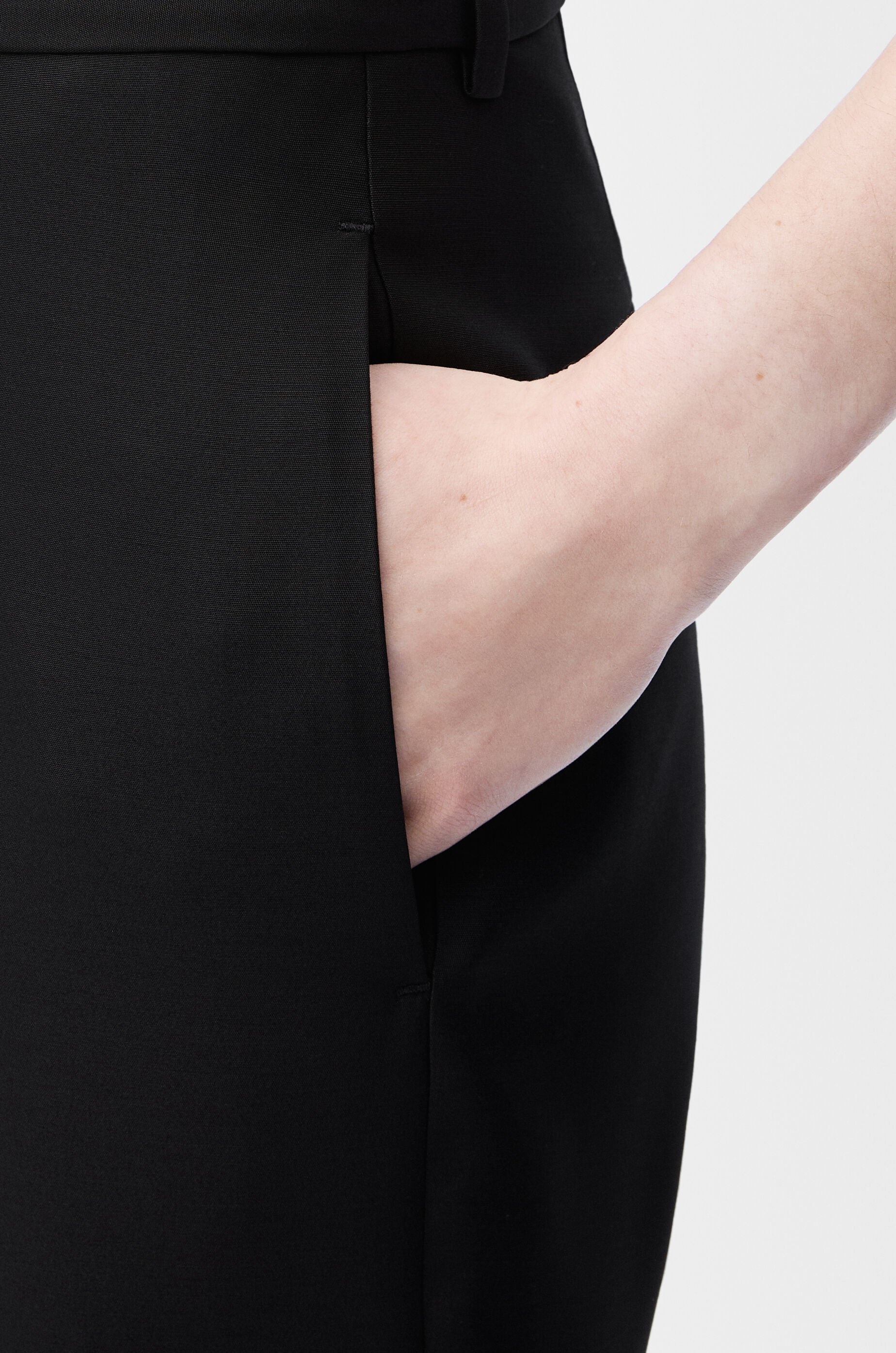 Trousers in wool and silk - 5