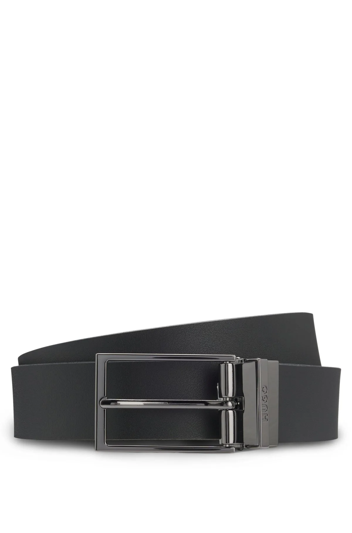 ITALIAN-MADE REVERSIBLE BELT IN LEATHER - 1