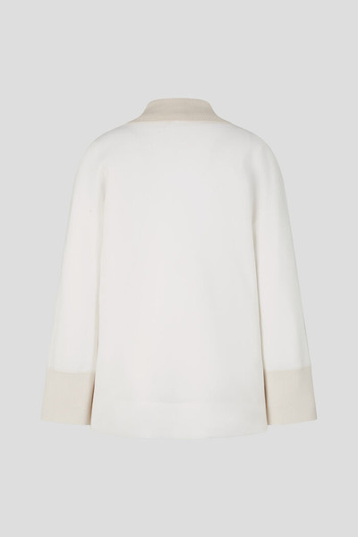 BOGNER Edyta Knit polo shirt in Off-white outlook