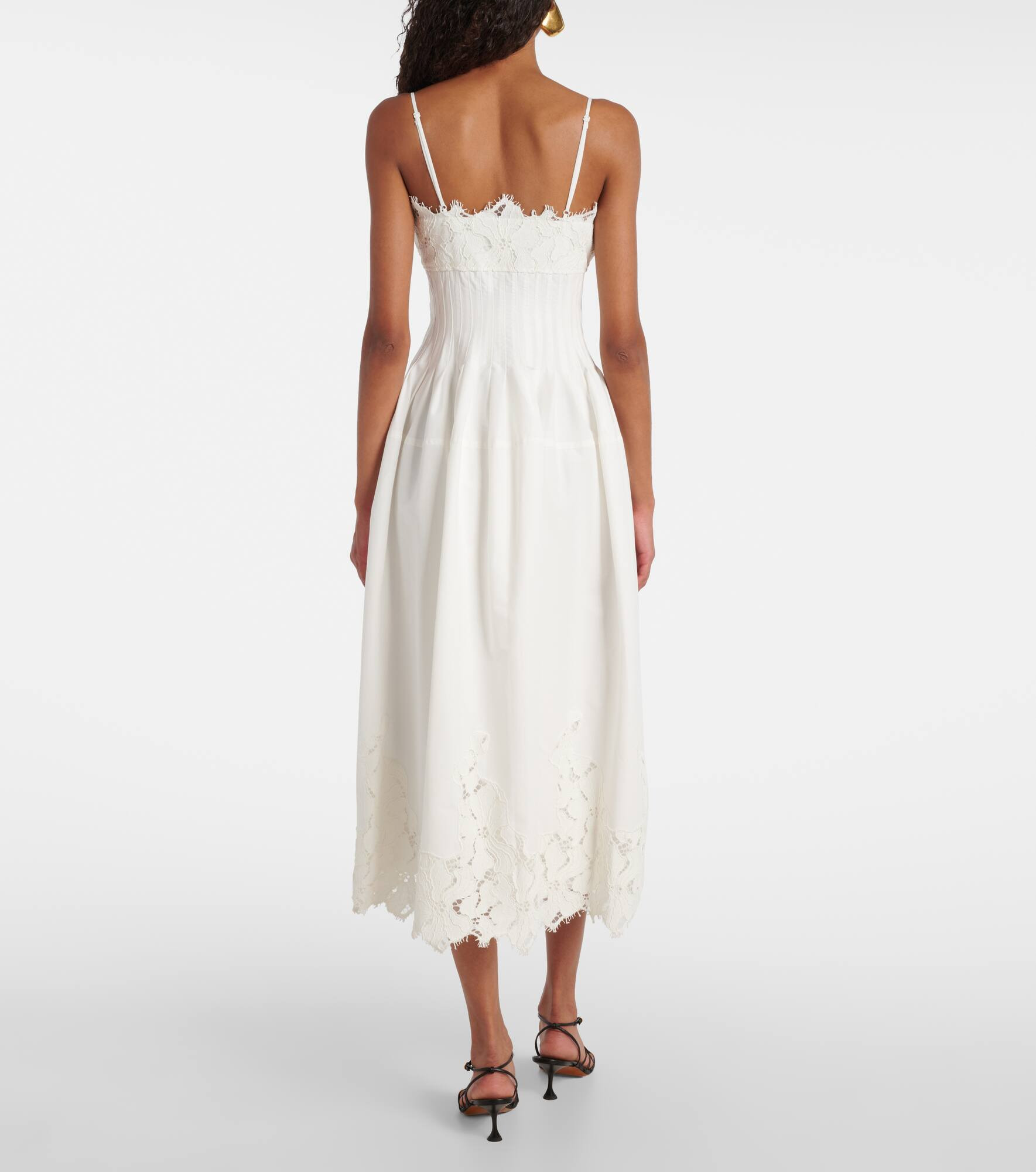Lilianna cotton-blend midi dress - 3
