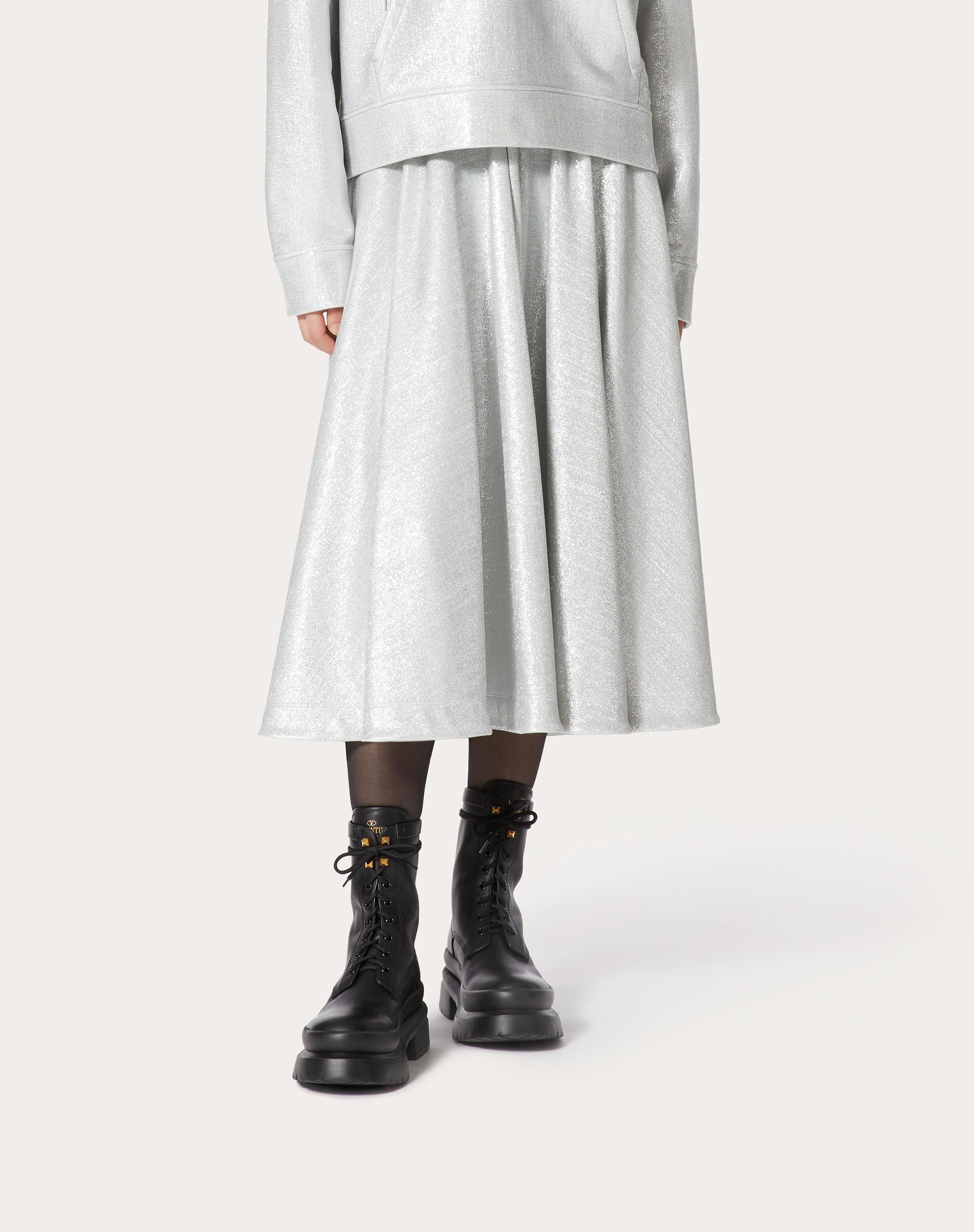 LUREX JERSEY SKIRT - 3