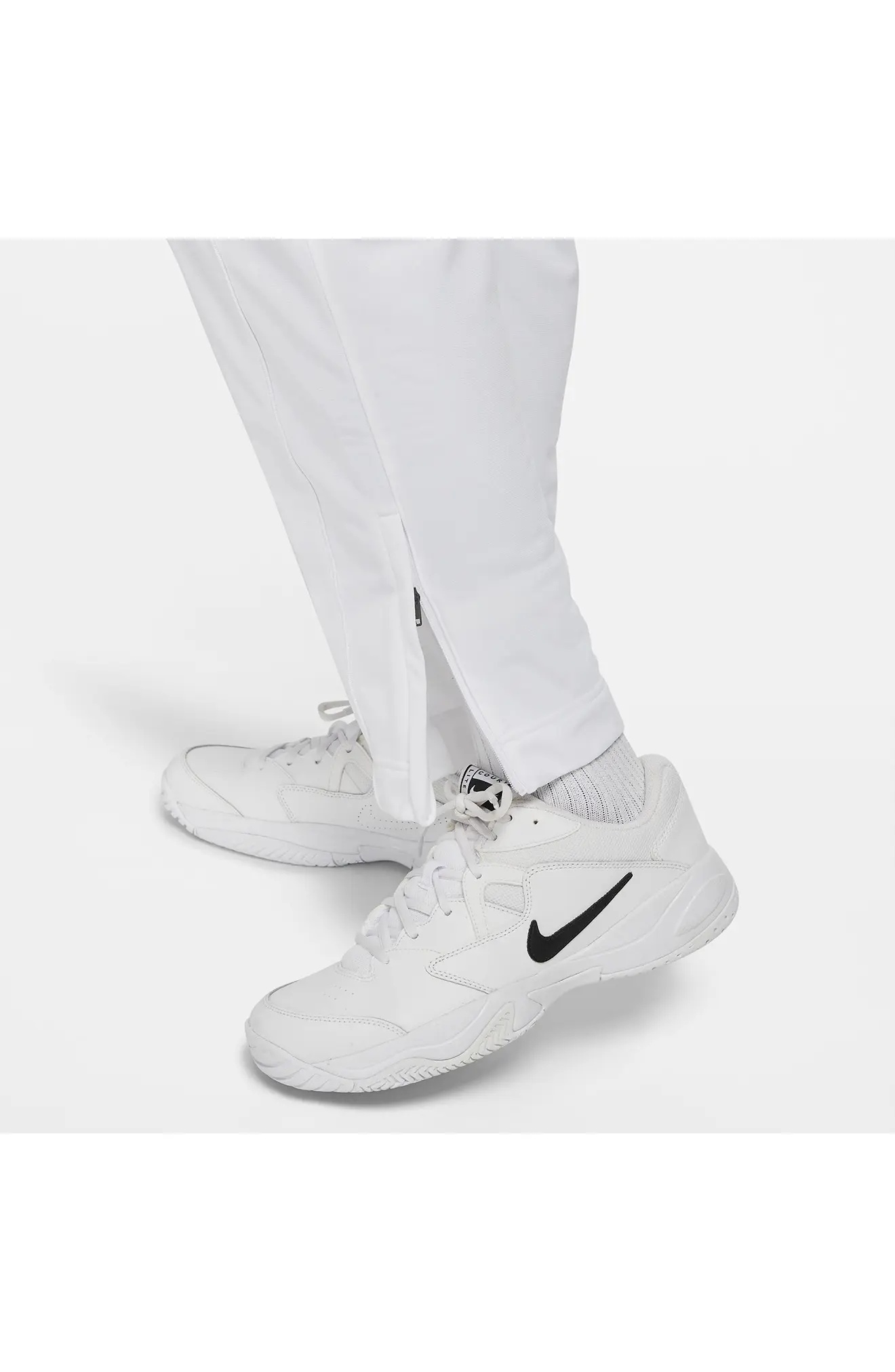 Court Recycled Tennis Pants in White/White/White - 3