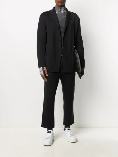 ISSEY MIYAKE high-waisted track trousers outlook