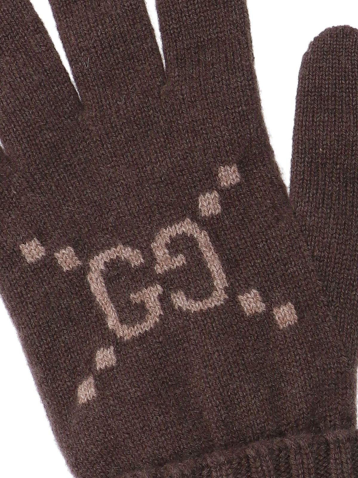 'GG' CASHMERE GLOVES - 3