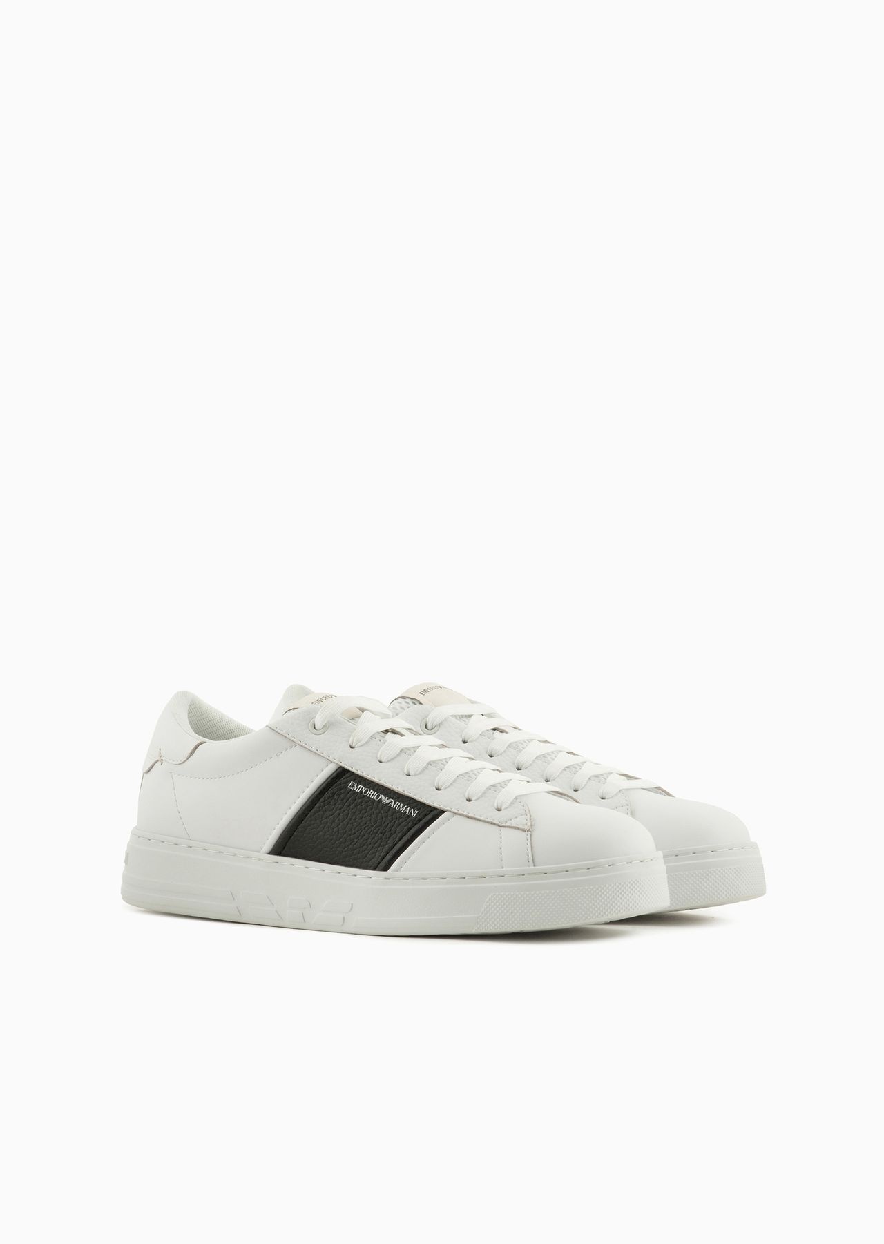 Leather sneakers with logo detail - 2