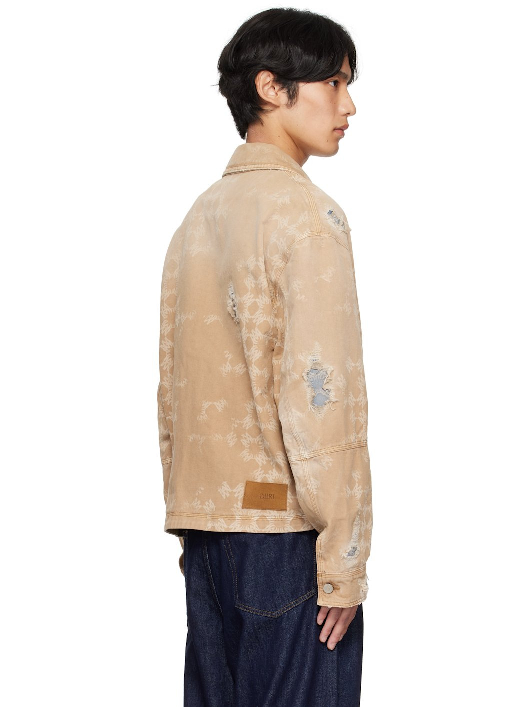 Beige Repair Work Jacket - 3