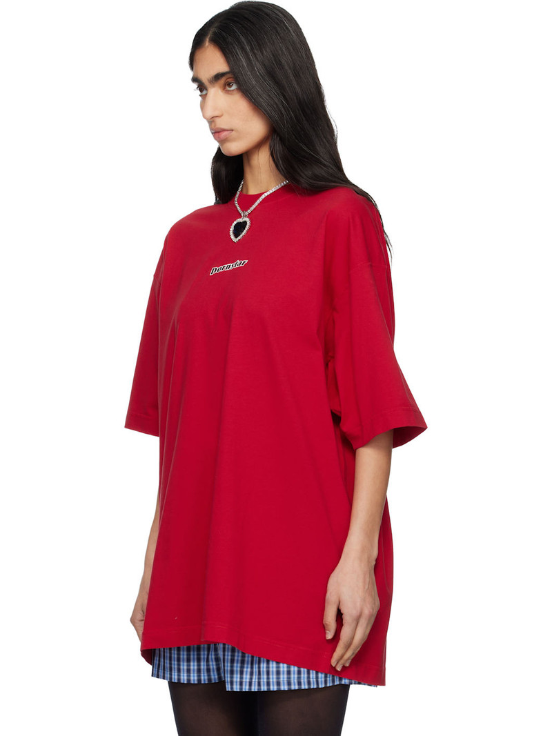 VETEMENTS Red 'Pornstar' T-shirt outlook