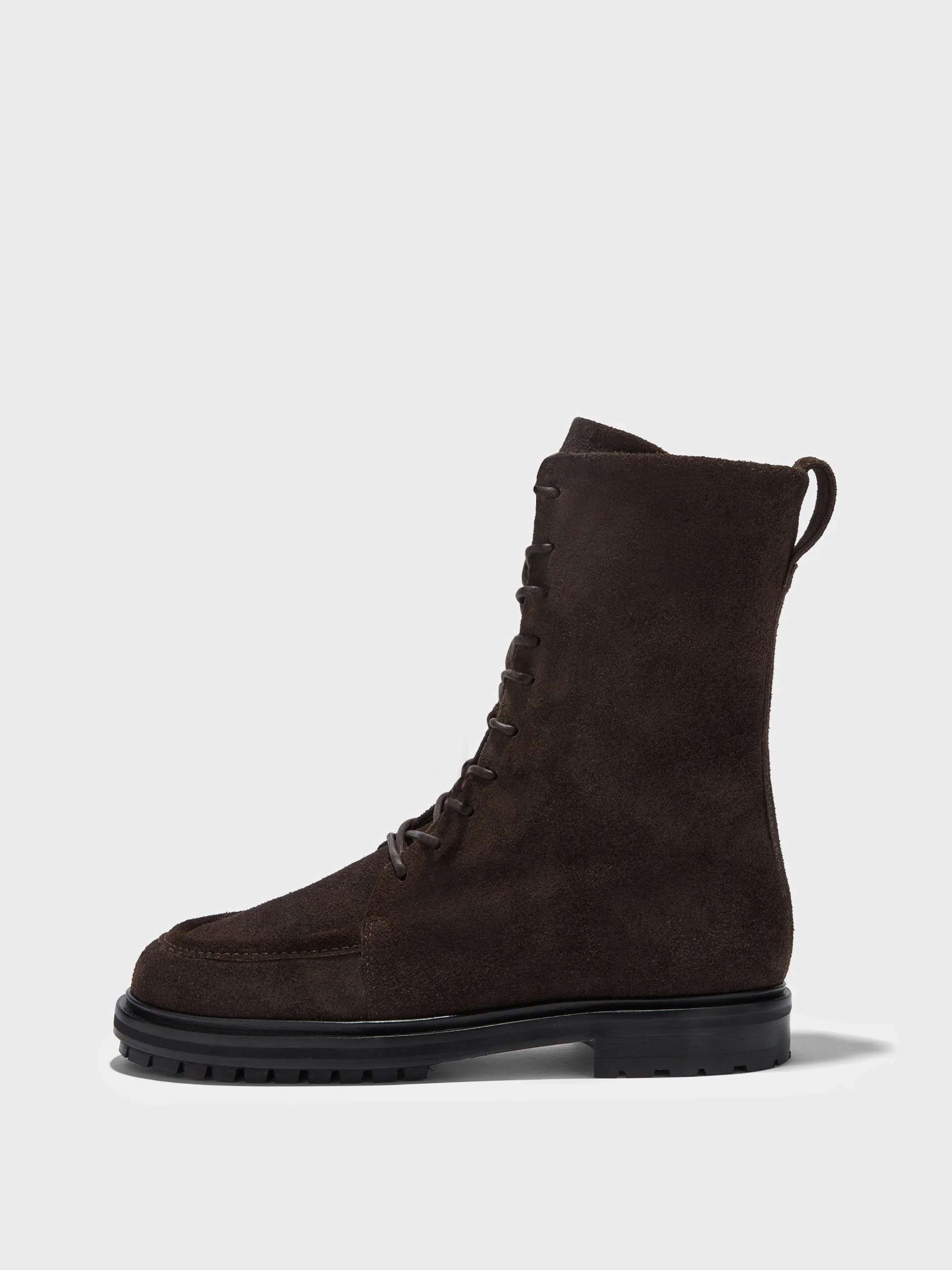 Tate Suede Lace-Up Ankle Boots - 1