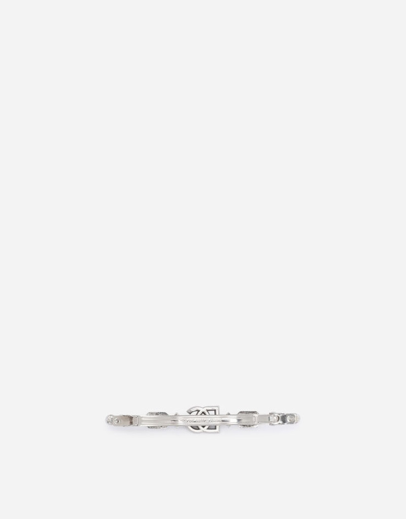 Dolce & Gabbana Hair clip with rhinestones and DG logo outlook