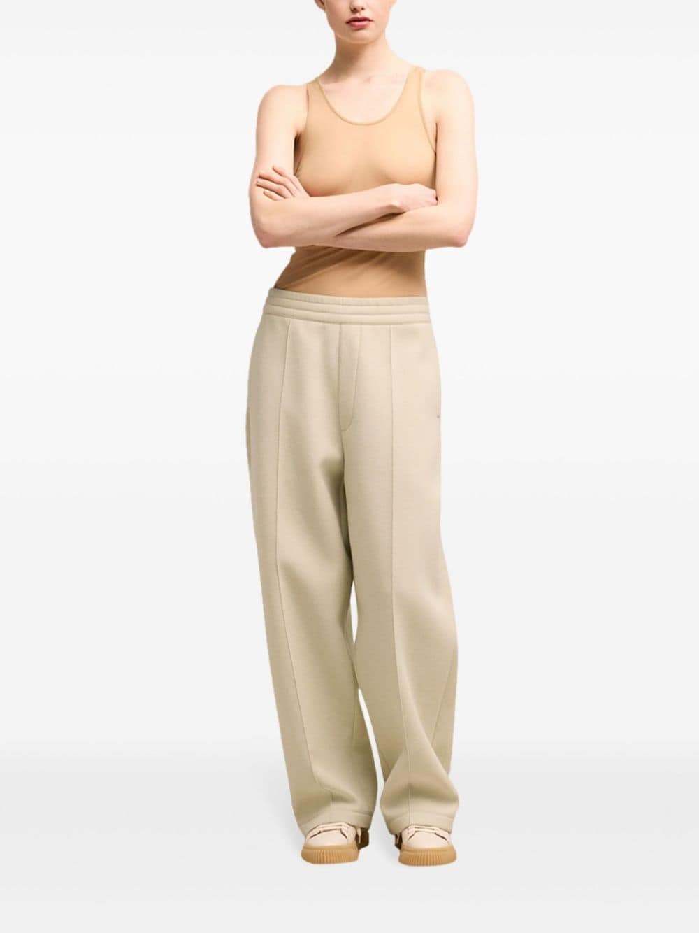 high-waisted pleated trousers - 2