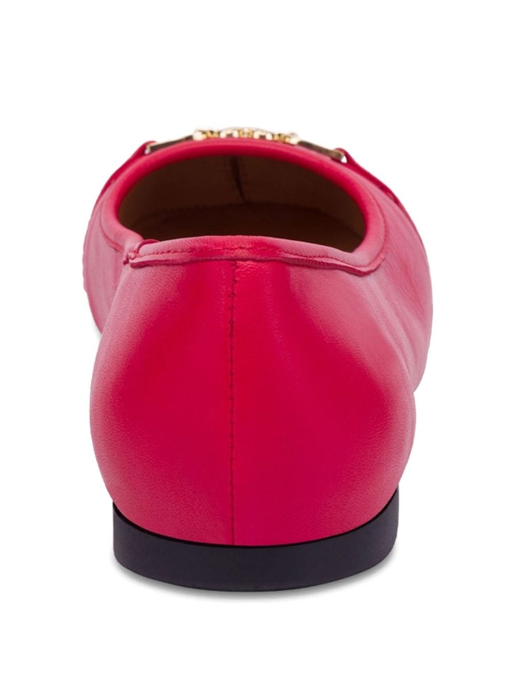 heart-plaque ballerina shoes - 3