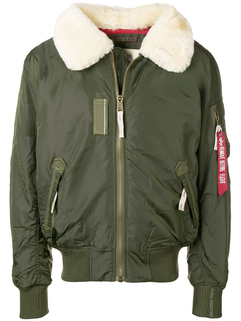 shearling bomber jacket 1