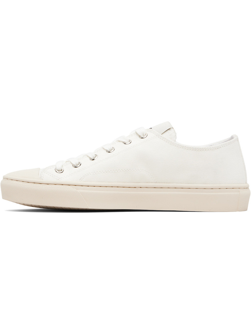 Vivienne Westwood White Low Top Plimsoll Sneakers outlook