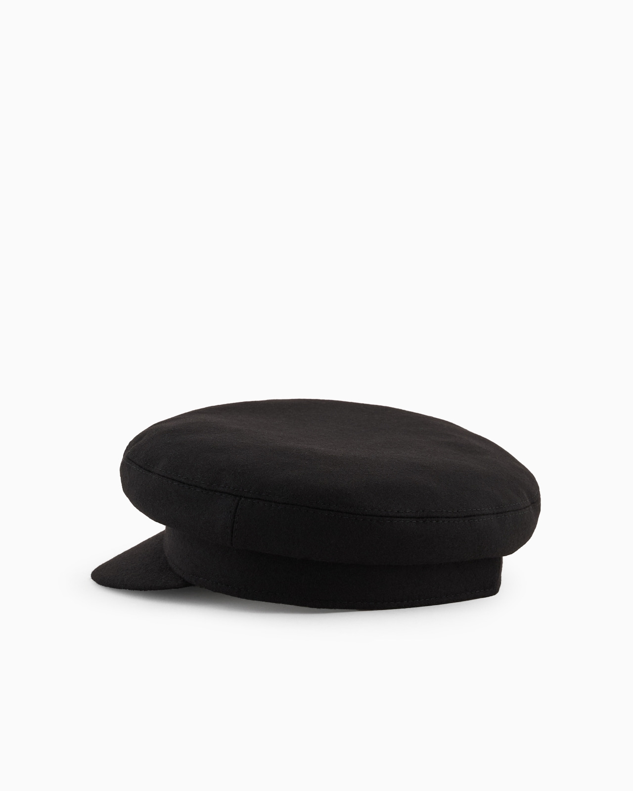 Wool cloth beret with visor - 2