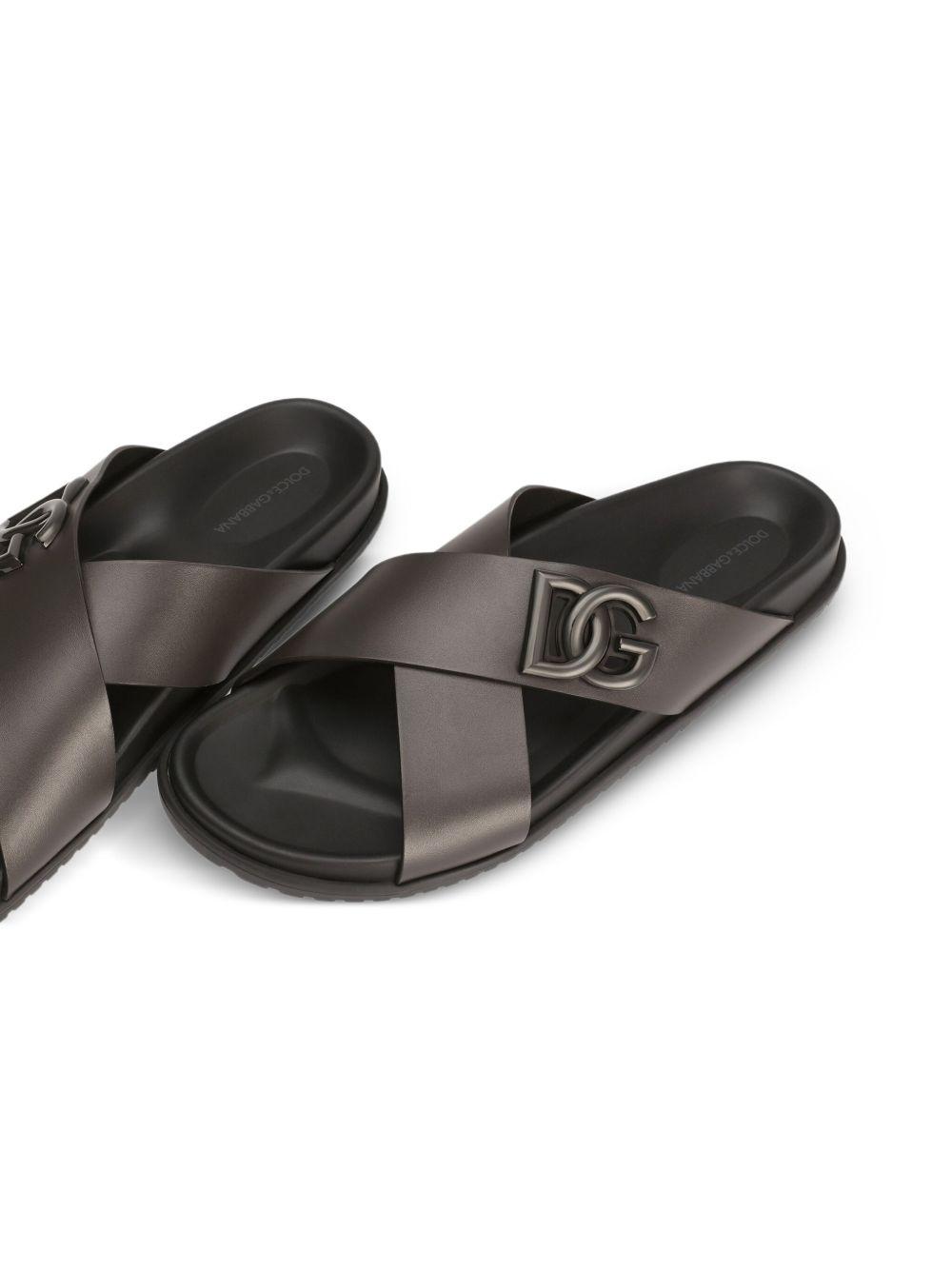 leather slides - 4