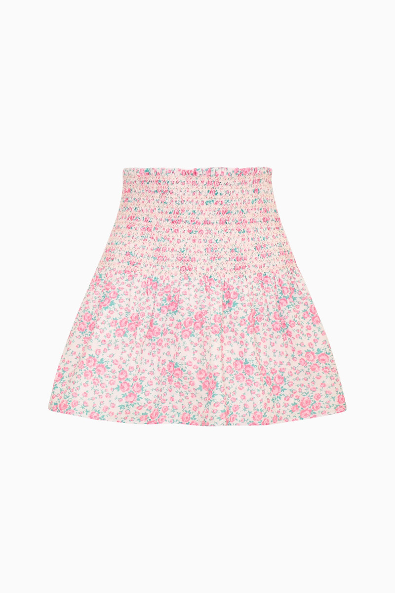 Re-Edition Misty Floral Cotton Mini Skirt 1