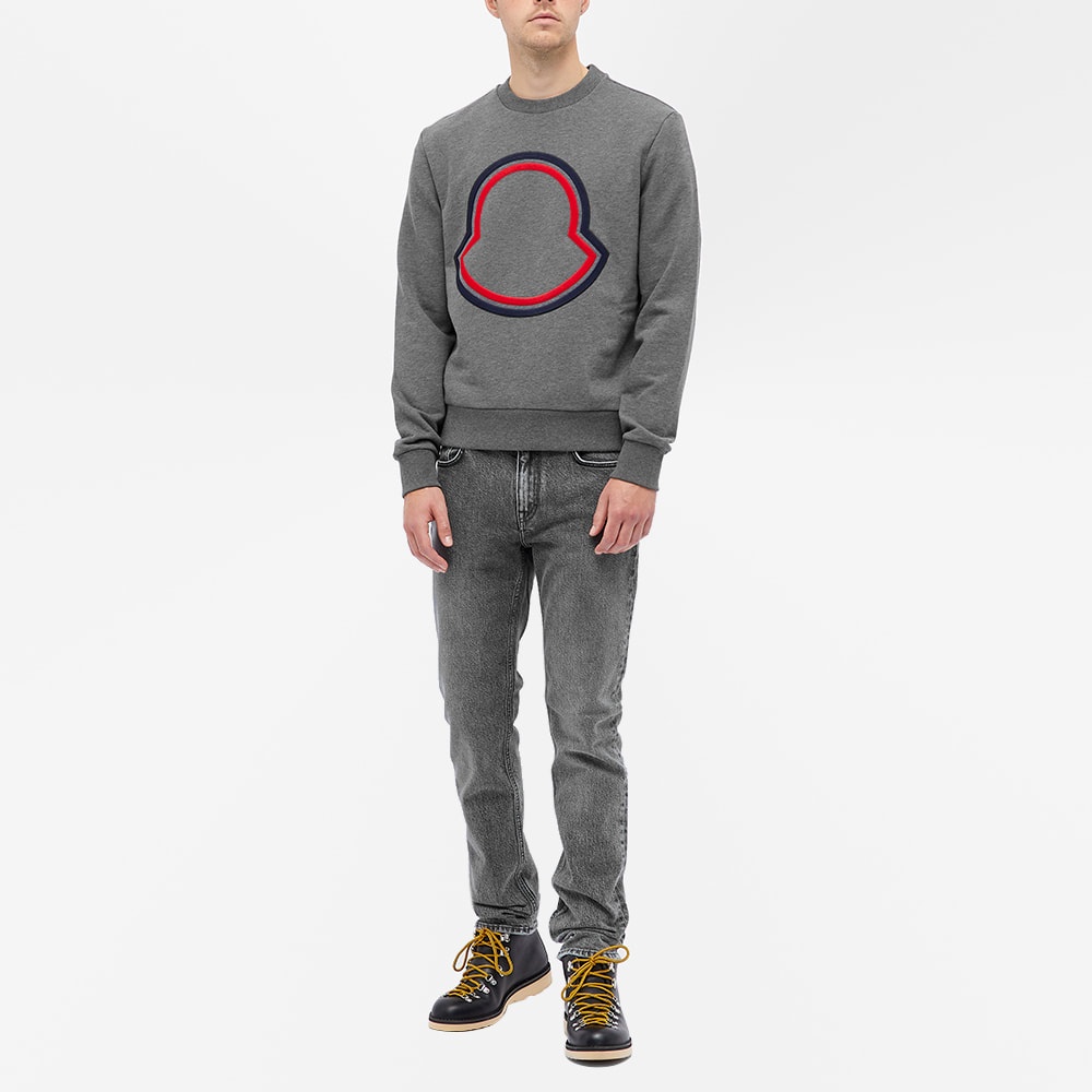 Moncler Outline Logo Crew Sweat - 6