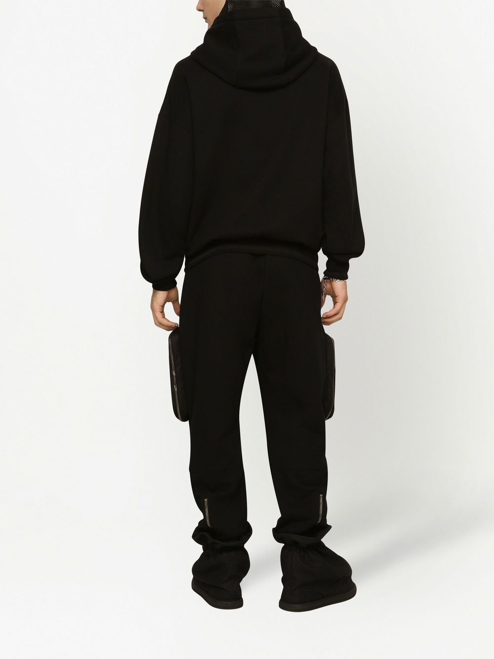 pouch-pocket hooded jacket - 4