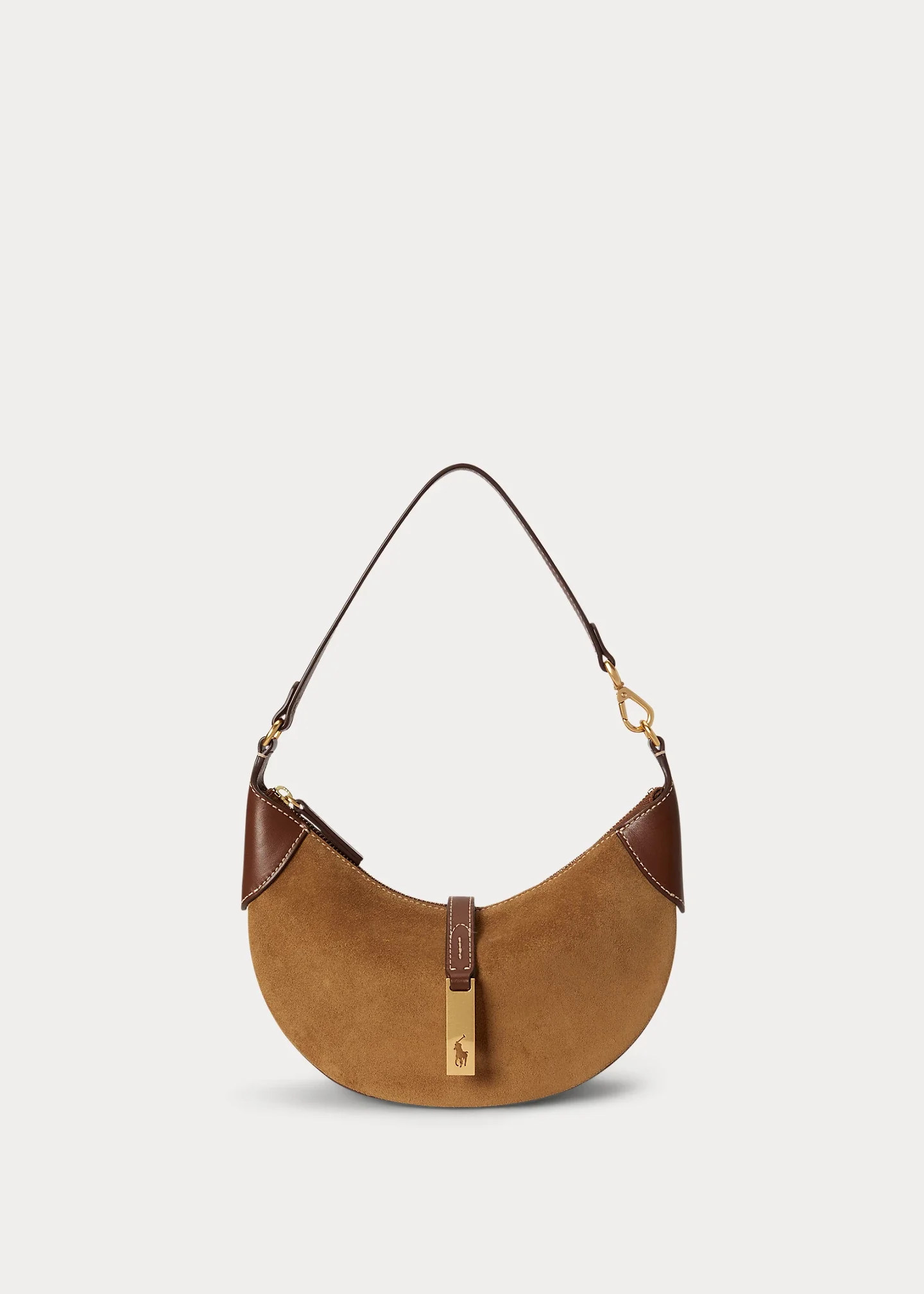 Polo ID Suede Mini Shoulder Bag - 1